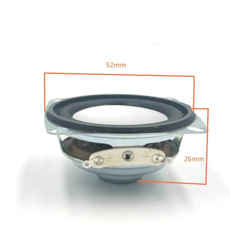 Sotamia 2pcs 52mm loa âm thanh di động mini 4 ohm 5w Basin Basin DIY Music Loa Trình điều khiển loa cho nhà hát tại nhà: 4 ohm 5W loa
