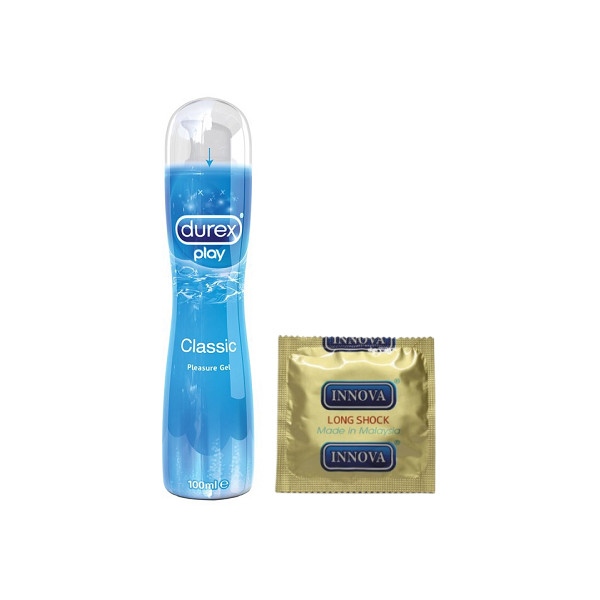 Gel bôi trơn Durex Play Classic 100ml / chai + Tặng bao cao su INNOVA Siêu gai