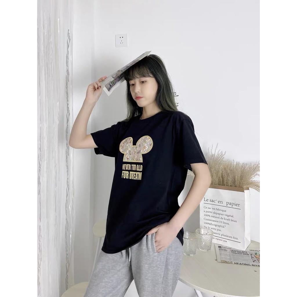 Áo thun Never Too Old rộng tay lỡ A38