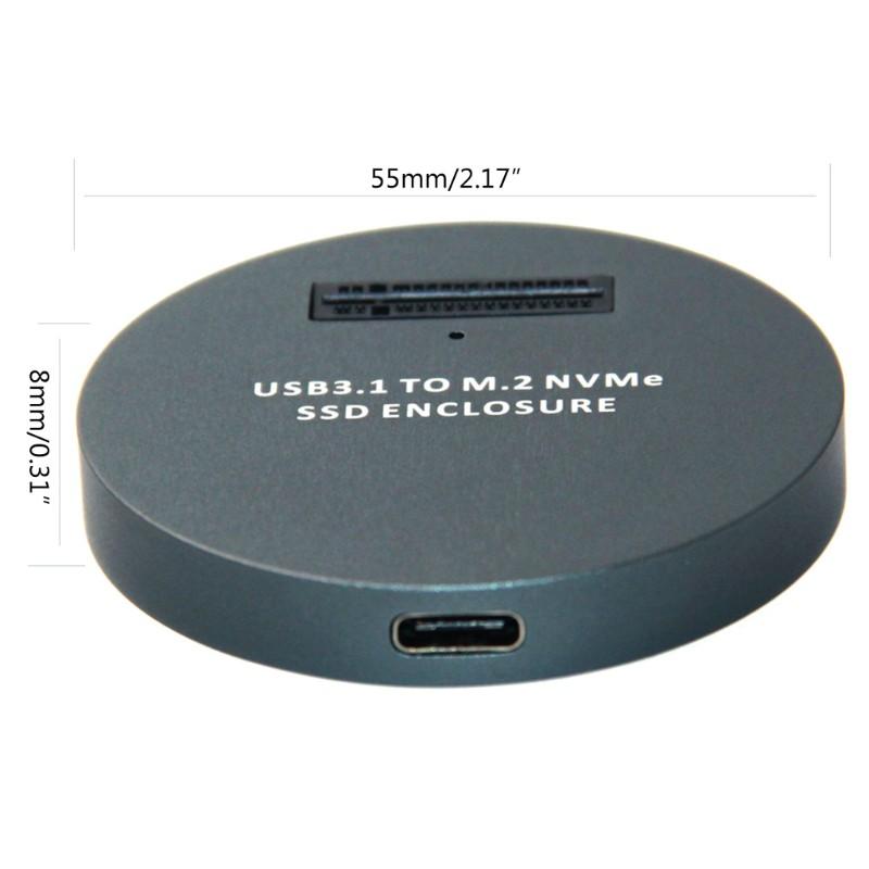 Bộ Chuyển Đổi Usb 3.1 Type-C Sang Pci-E M.2 Nvme Ssd Cho Windows Osx