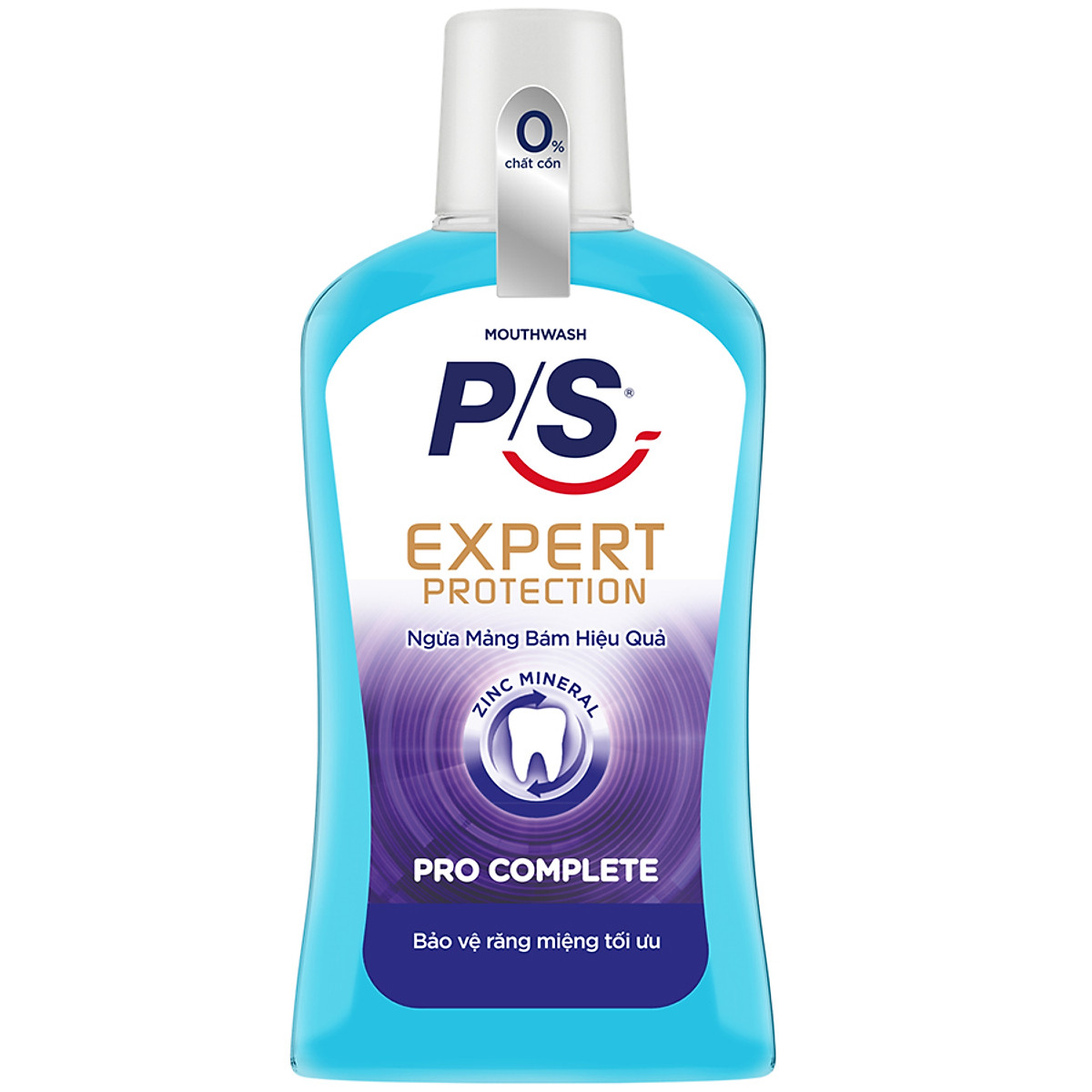 Bộ 2 Nước súc miệng P/S Pro Complete Bảo vệ tối ưu 500ml giúp kháng khuẩn 99.9% không chứa cồn