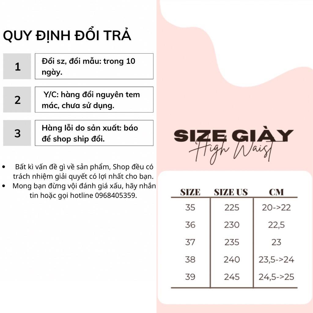 Giày sandal cao gót 5p quai ngang gót vuông da PU cao cấp, dáng sang chảnh đi làm hay chơi đều hợp