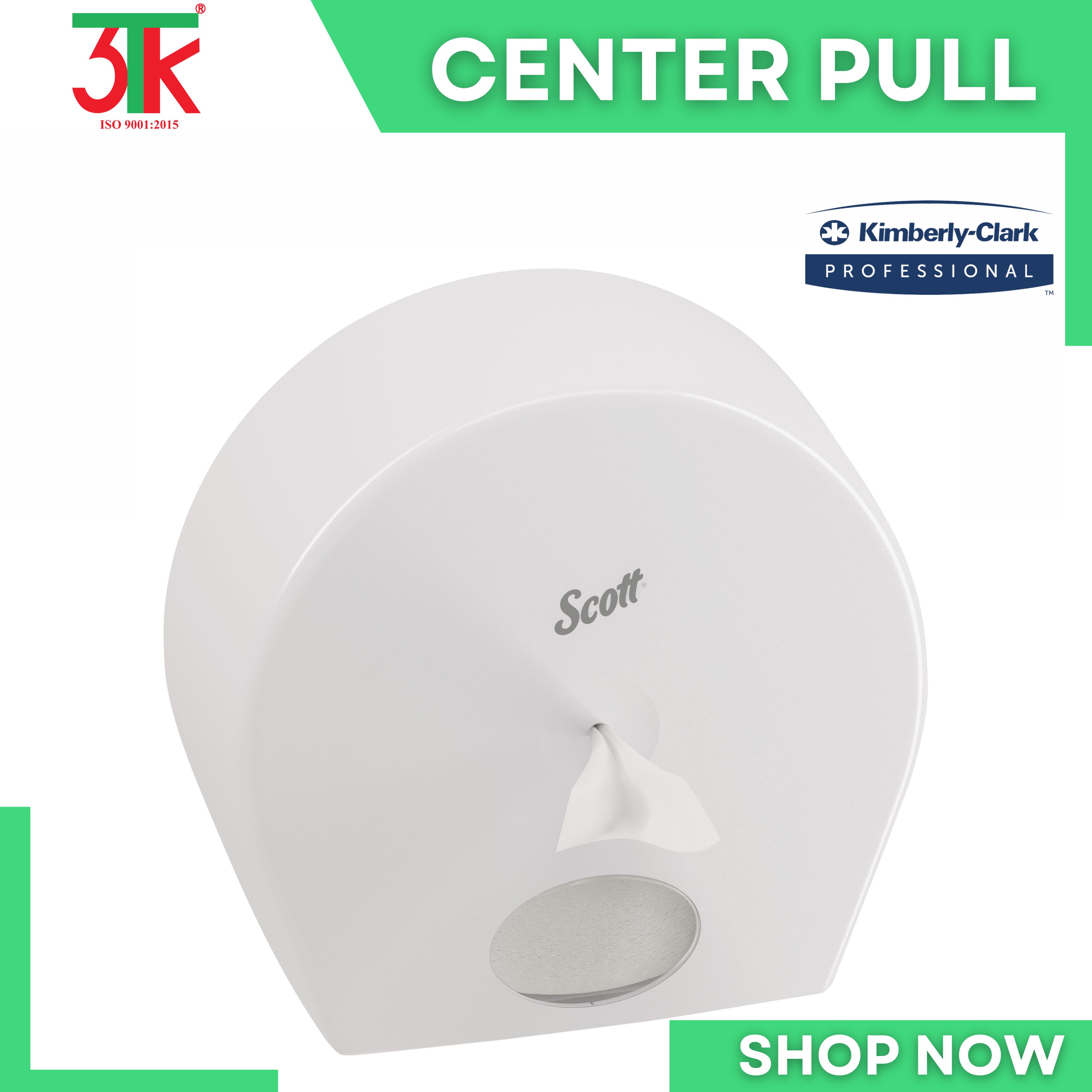 Giấy vệ sinh 2 lớp SCOTT Control Center-Pull Mã 93723 + Hộp đựng giấy vệ sinh Mã Mã 7046