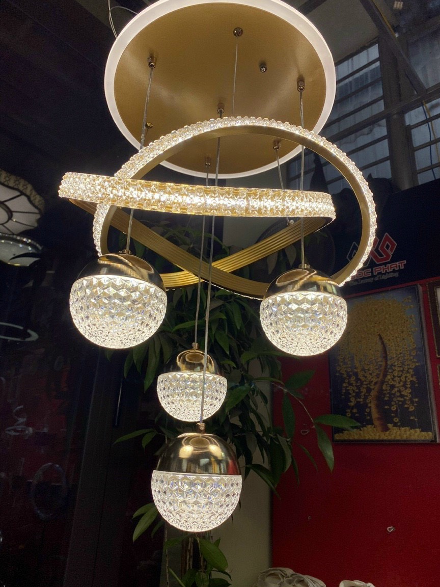 Đèn Thả Trần Hiện Đại Sang Trọng Trang Trí Phòng Ngủ, Phòng Bếp Phòng Khách SHOWROOM Phù Hợp Mọi Không Gian