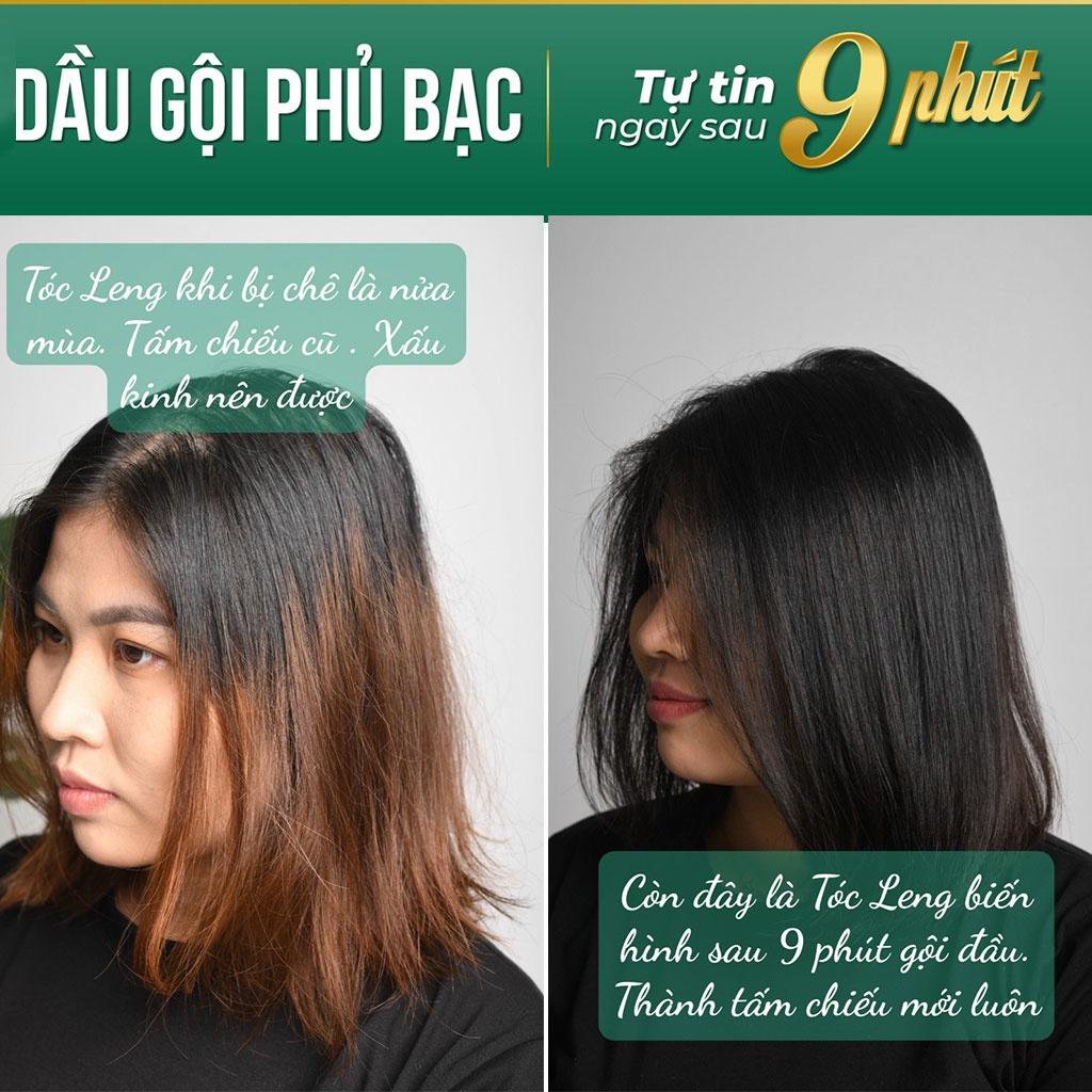 Dầu Gội Phủ Bạc chính hãng Laco Black Hair 200ml giúp tóc đen tự tin sau 9 phút