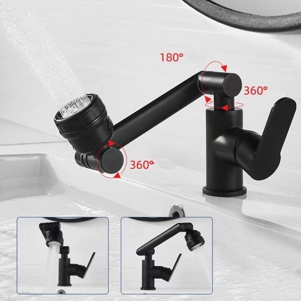 Vòi Nước Nóng Lạnh trực tiếp Faucet Germany (tặng 2 ống dẫn) xoay 360 độ 2 chế độ nước - Công nghệ Đức