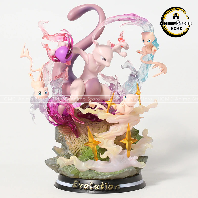 Mô hình Pokemon Mewtwo Evolution có led cực ngầu