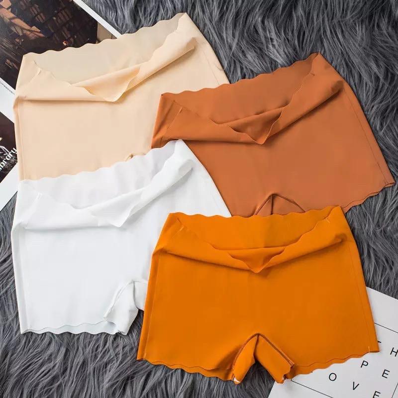 Quần Đùi Đúc Su Thun Lạnh Viền Sóng Mặc Trong Váy Không Đường May TOPBRA