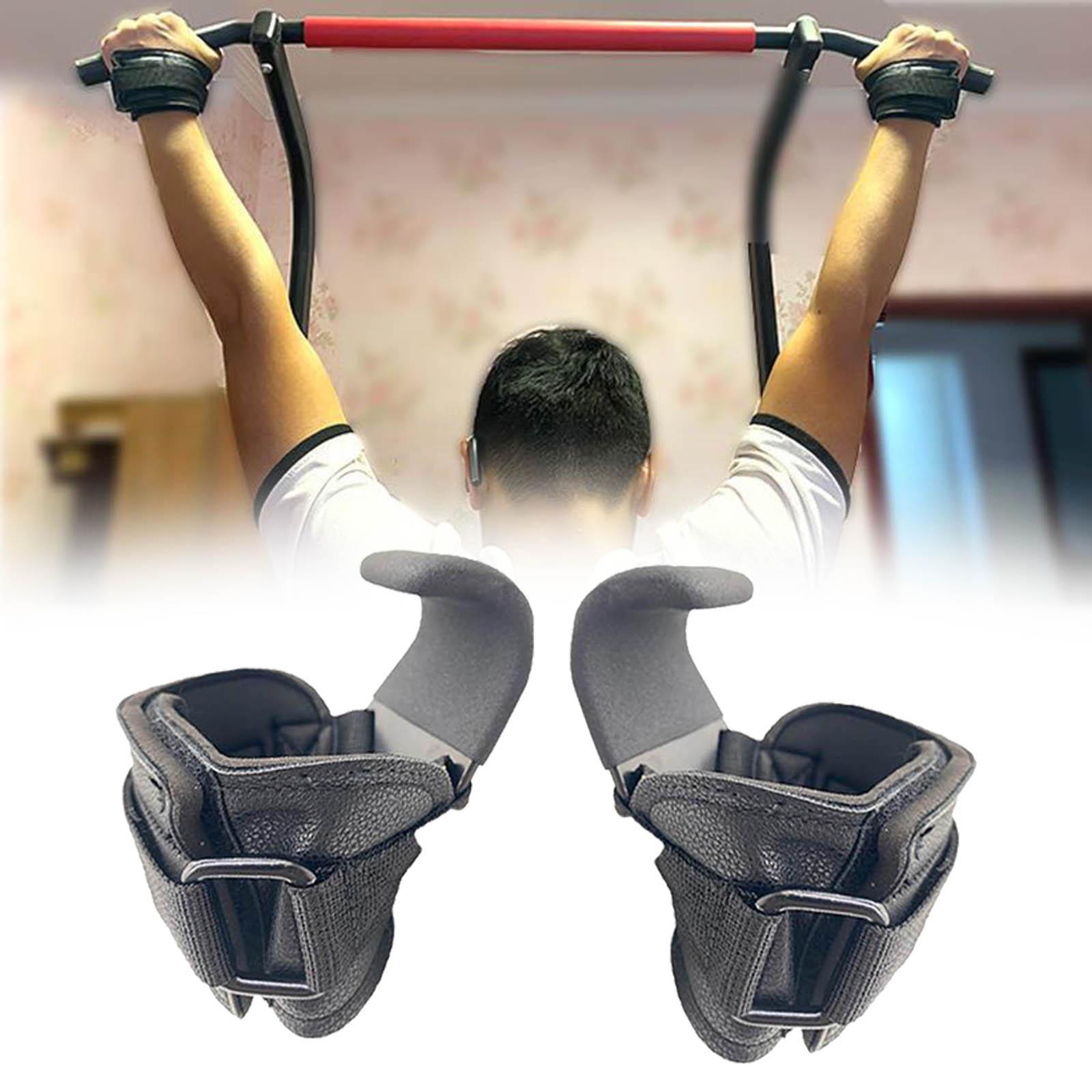Gym Hook Bar Strap Weight Lifting Training Wrist Support Pull Up Hand Grip