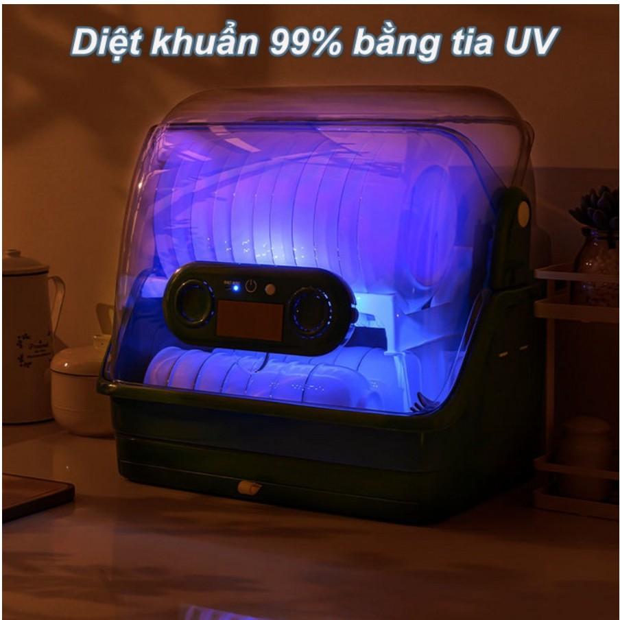 Tủ làm khô chén đĩa , tiệt trùng UV Solar Vetilation