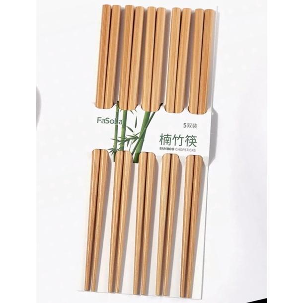 Đũa ăn cơm, đũa gỗ tre Đà Lạt Bamboo chống mốc không gây độc hại