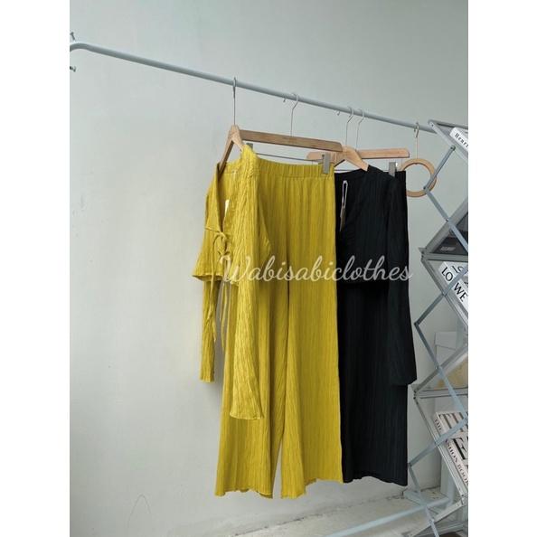 Set crop cột dây wabisabi N0203