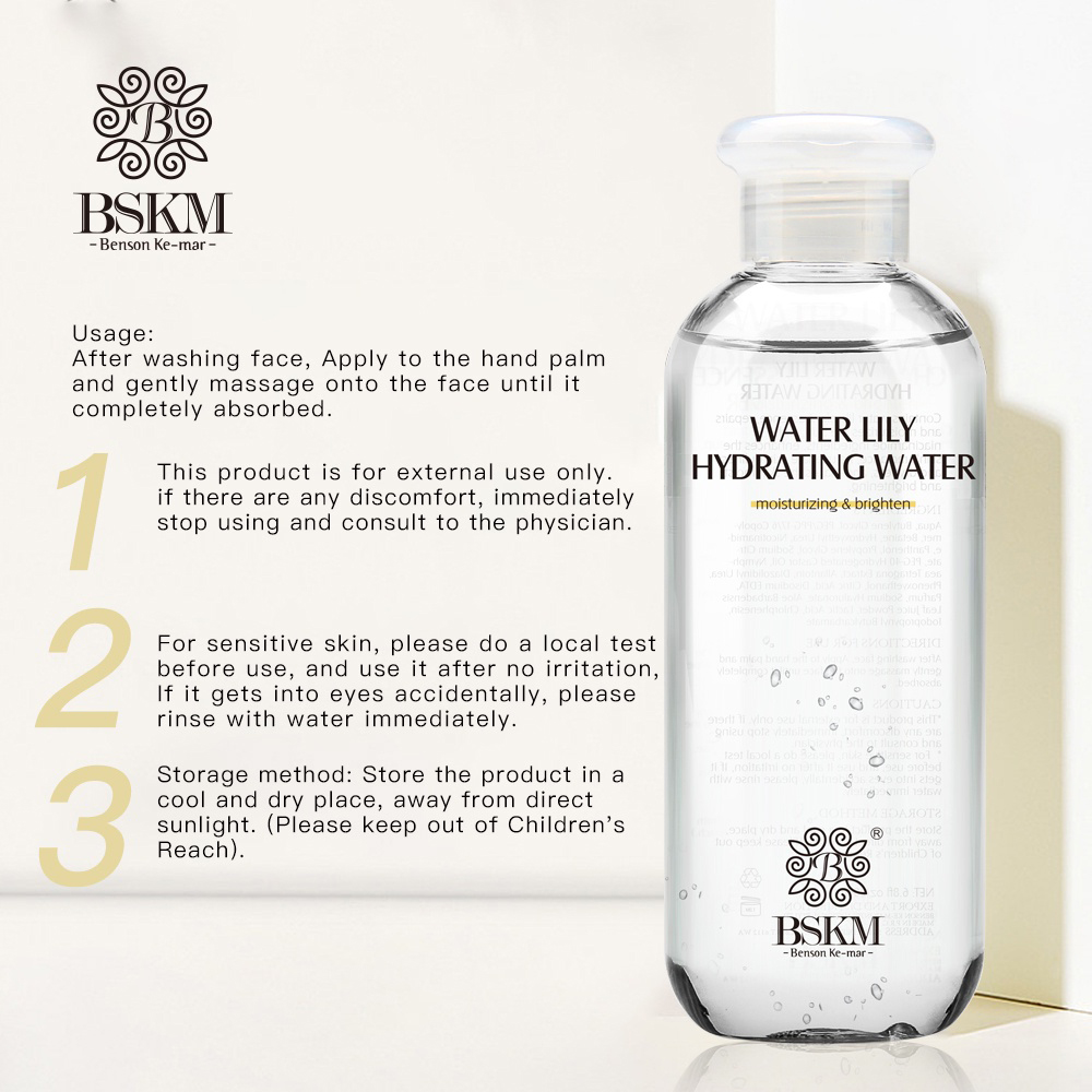 BSKM Retinol Essence 28ml + Water Lily Moisturising Water 200ml Tinh chất làm trắng da chống nhăn, làm săn chắc da, dưỡng ẩm, chống oxy hóa
