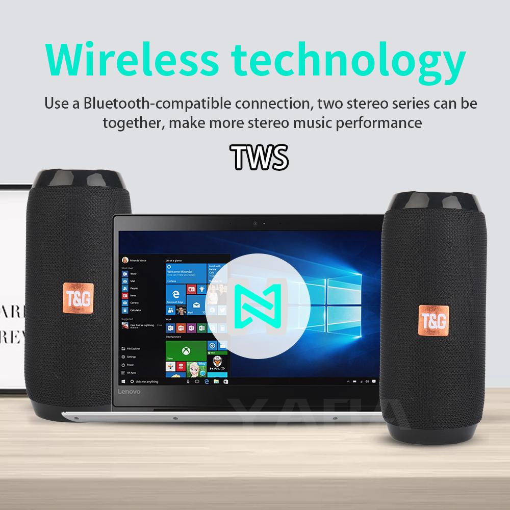 Loa di động không dây không dây Subwwofer SubwoDoat ngoài trời loa âm thanh nổi Stereo hỗ trợ âm thanh nổi FM Radiotf Màu sắc: cộng với