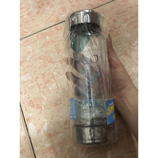 Combo Bình nước nhựa trong suốt cao cấp