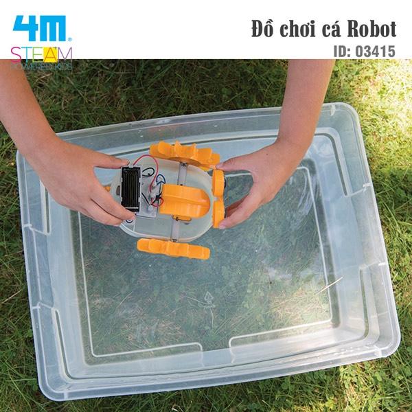 Đồ chơi khoa học Cá robot chuyển động – 4M 03415