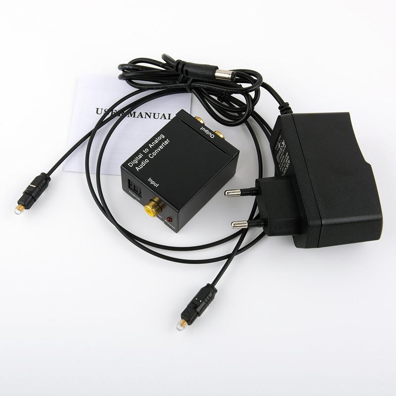 Bộ chuyển đổi đồng trục kỹ thuật số sang âm thanh analog phong cách mới nhất sợi quang sang bộ giải mã spdif tương tự sang bộ giải mã ps5 hoa sen