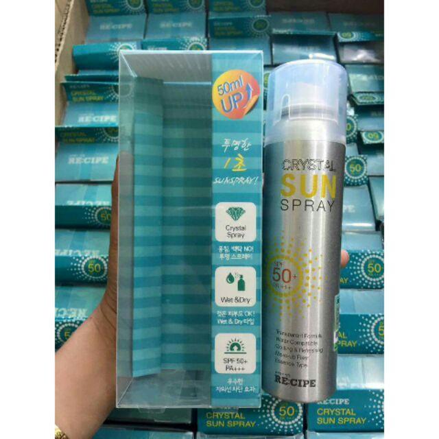 Xịt Chống Nắng Cảm Biến Nhiệt Sun Spray 150ml SPF50+ PA+++
