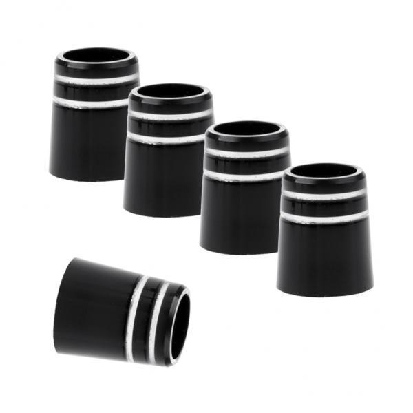 3x Pack of 5 Golf Taper Tip Ferrules Adapter 2  Rings  And Wedge Shafts, Black