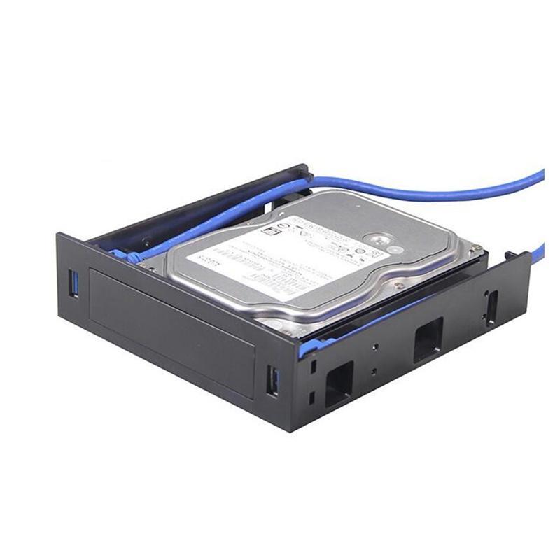 Khay Đựng Ổ Đĩa Mềm 2 X USB 3.0 3.5Inch / HDD / 2.5Inch SSD / HDD Sang 5.25