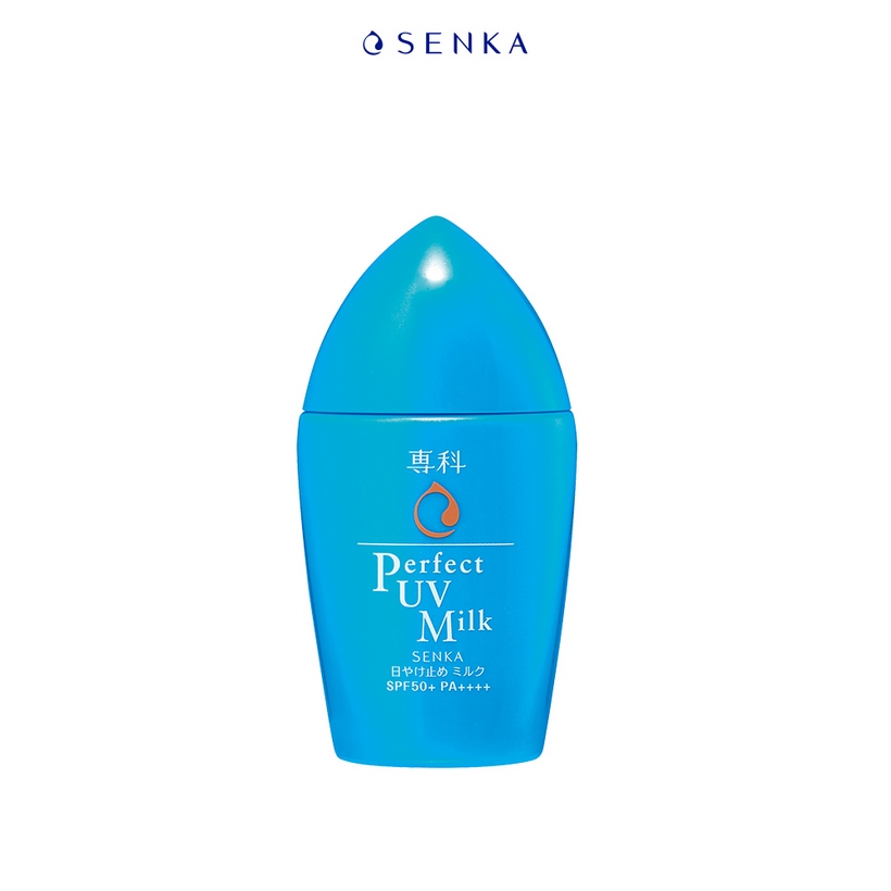 Combo Sữa chống nắng Senka Perfect UV Milk 40ml và Nước tẩy trang Senka Micellar Formula White 70ml