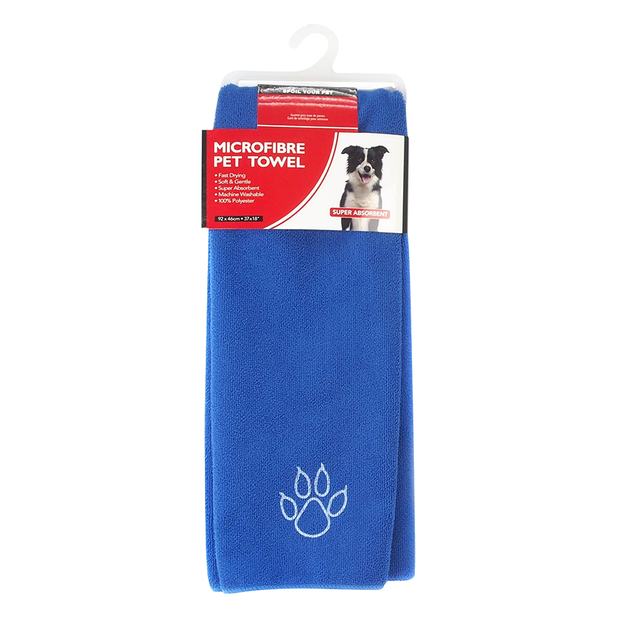 Khăn Tắm Cho Thú Cưng 92 x 46cm - Uncle Bills - Giao Màu Ngẫu Nhiên