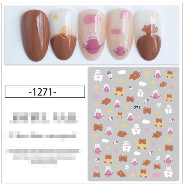 sticker trang trí nail đáng yêu