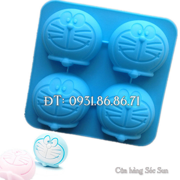 Khuôn silicon hoa thược dược đại đóa loại 10 cm - Mã số 1273