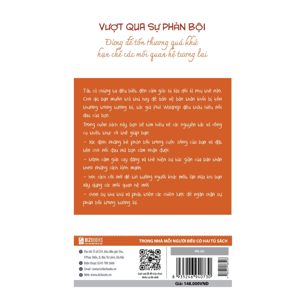 Sách - Vượt Qua Sự Phản Bội: Đừng Để Tổn Thương Quá Khứ Hạn Chế Các Mối Quan Hệ Tương Lai -MCBooks