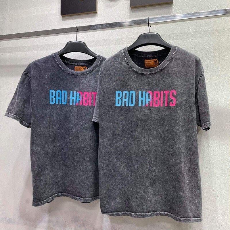 Áo thun unisex tay ngắn WASH LOGO HỒNG || Hany shop