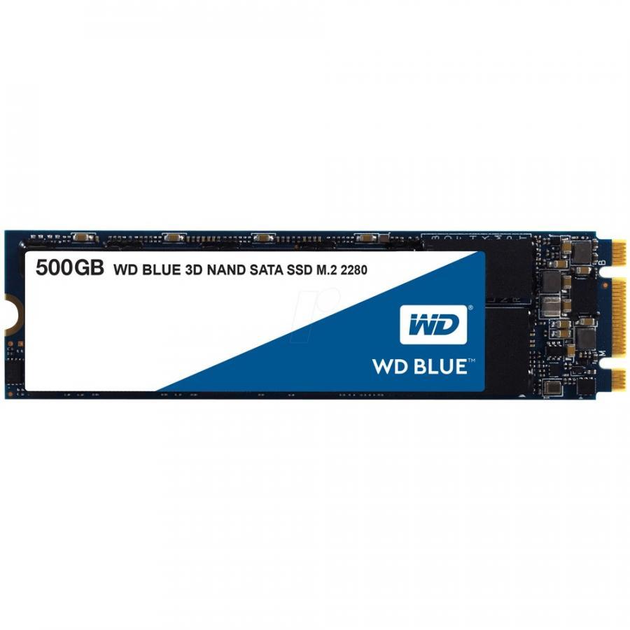 Ổ cứng SSD Western Digital Blue 3D-NAND M.2 2280 SATA III 500GB WDS500G2B0B - Hàng Chính Hãng