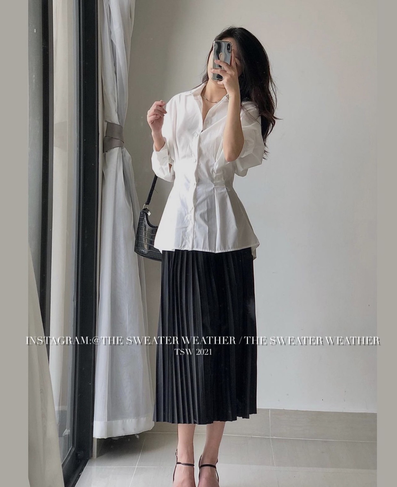 CHÂN VÁY DÀI MIDI XẾP LY - HÌNH SHOP TỰ CHỤP - CÓ LƯNG CHUN SIÊU CO GIÃN BIGSIZE - PHÙ HỢP MỌI CÂN NẶNG, LỨA TUỔI - DỄ PHỐI ĐỒ