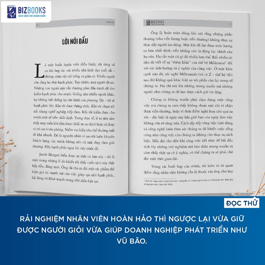 Sách - Trải Nghiệm Nhân Viên Hoàn Hảo - Bí mật thu hút nhân tài cho doanh nghiệp