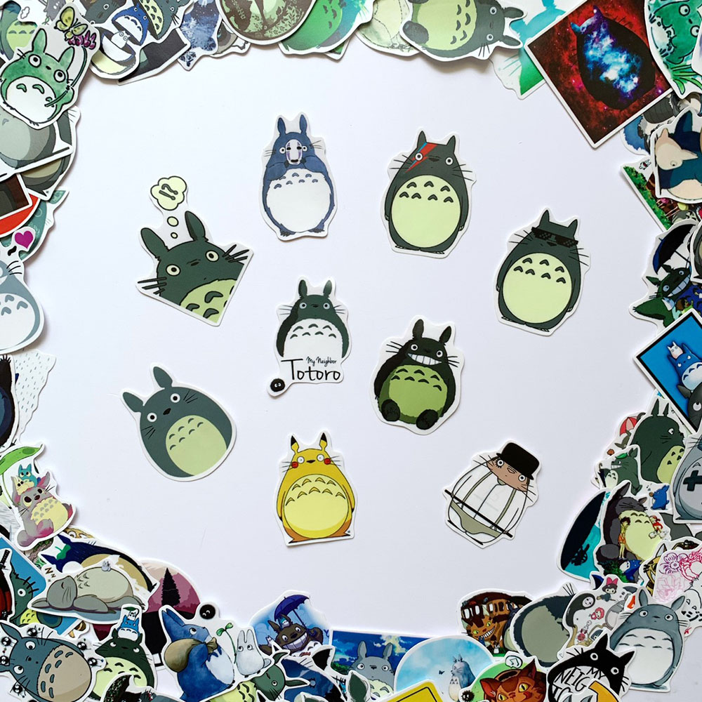 Bộ 20 Sticker Totoro Hình Dán Chủ Đề Phim Hoạt Hình Dễ Thương Cute Chống Nước Decal Chất Lượng Cao Trang Trí Va Ly Du Lịch Xe Đạp Xe Máy Xe Điện Motor Laptop Nón Bảo Hiểm Máy Tính Học Sinh Tủ Quần Áo Nắp Lưng Điện Thoại