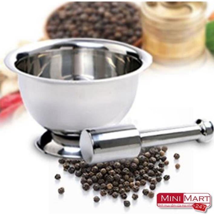 Bộ Chày Cối Inox Cao Cấp - Giao Hàng Toàn Quốc