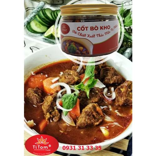 Gia vị nấu bò kho - Gia vị bò kho - Gia vị bò kho nêm sẵn - Cốt bò kho TITOM 250g