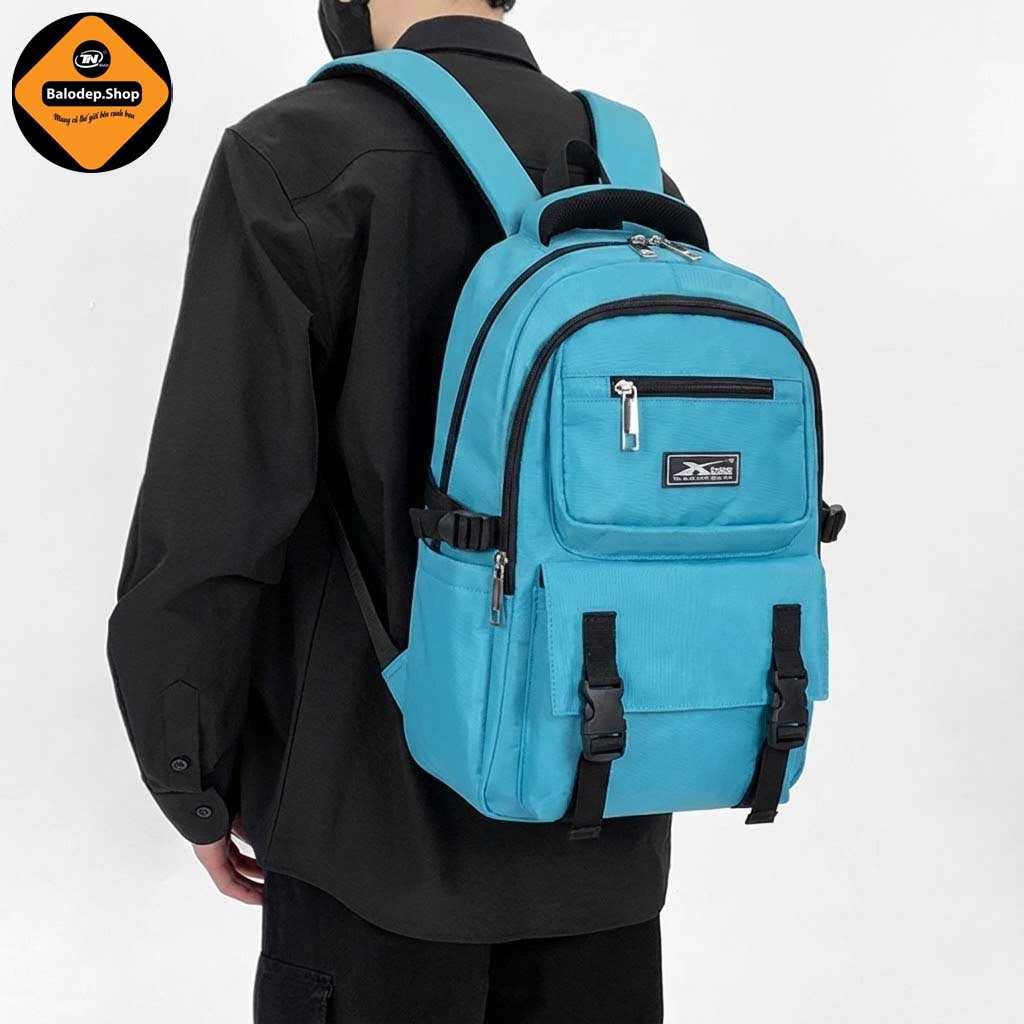 Balo Học Sinh Trung Học Đựng Laptop 15.6 Inch Cao Cấp Xbags Sea Blue XB3201, Chống Nước, Hiện Đại Trẻ Trung!