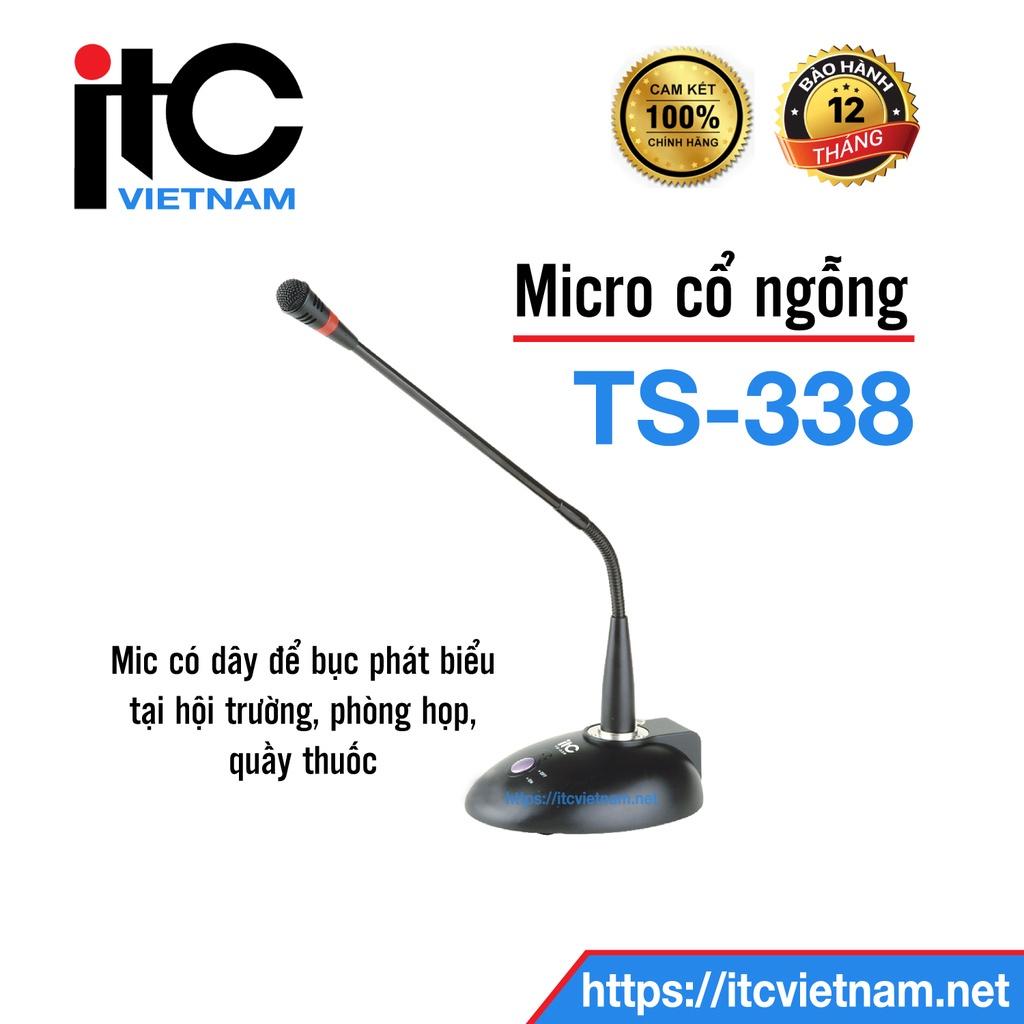 Mic cổ ngỗng để bàn, bục phát biểu, hội trường. Bắt tiếng xa, âm chuẩn. ITC: TS-338