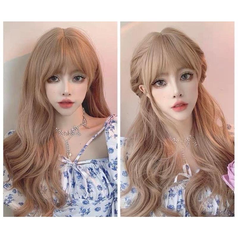 Tóc giả vàng cao cấp