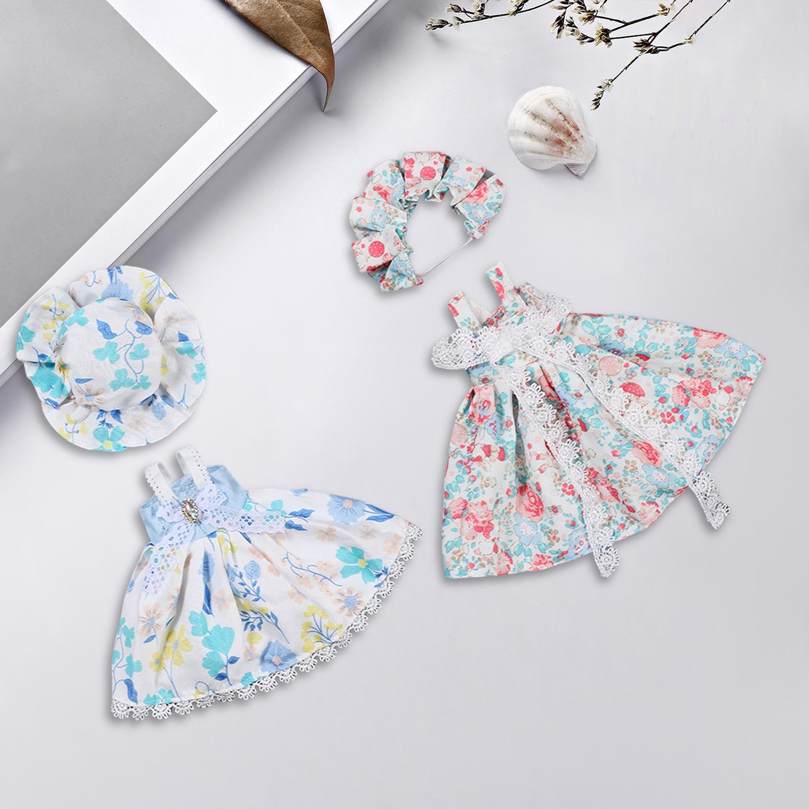 2x Fashion Doll Clothes Dress Set Costumes Clothing Dress up for 30cm Doll Accessory