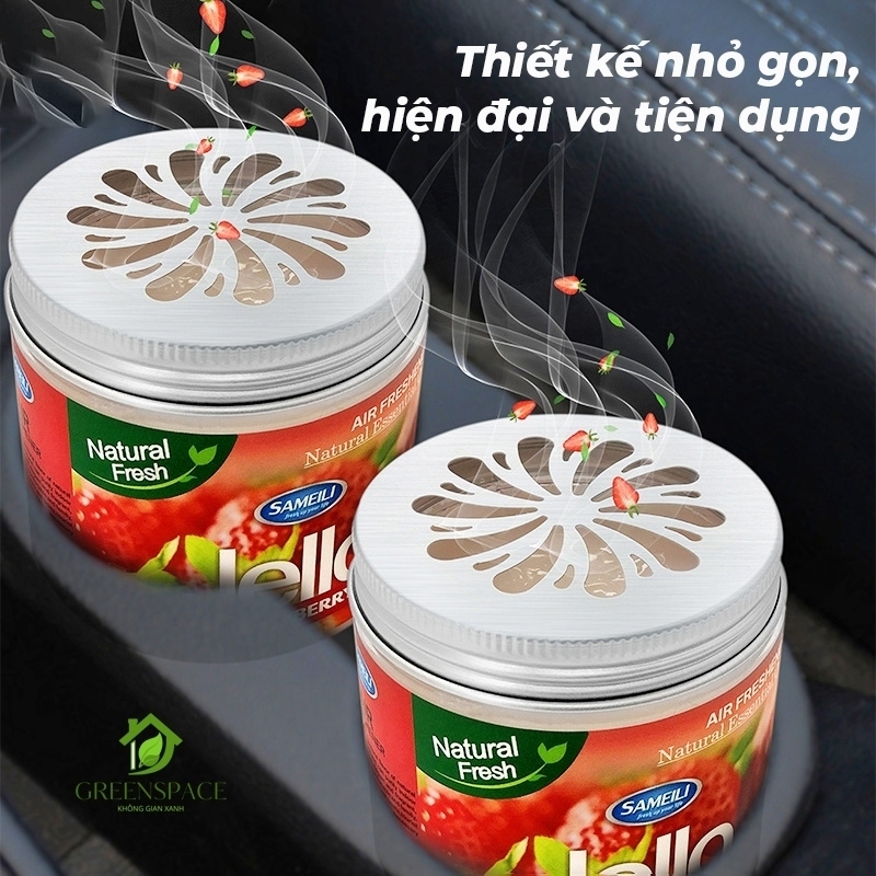 Sáp Thơm Phòng Khử Mùi JELLO 4 Mùi Thơm Dịu Nhẹ Cho Nhà Vệ Sinh, Ô Tô, Tủ Quần Áo, Phòng Ngủ Giao Hương Ngẫu Nhiên