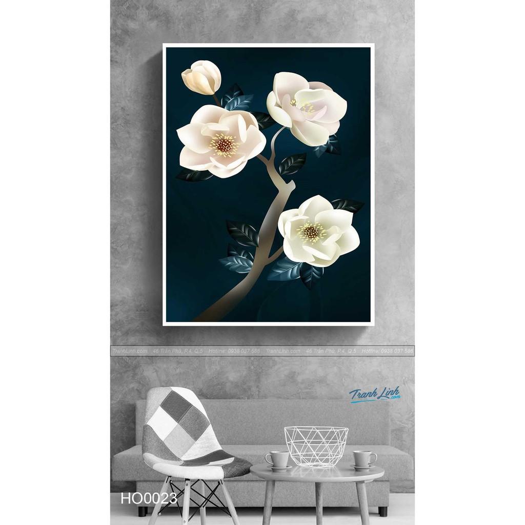 Tranh Canvas hoa treo tường trang trí cầu thang ho.ttph0003
