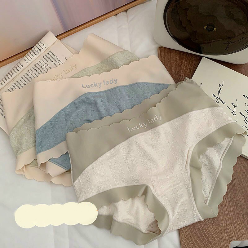 Quần lót cotton nữ viền thun lạnh mềm mại,thoáng khí, co giãn 4 chiều ôm sát cơ thể.Quần chip không lộ viền hàng cao cấp