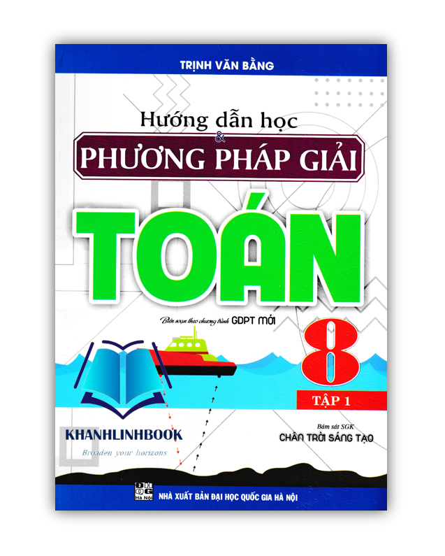 Sách - Combo Hướng dẫn học và phương pháp giải toán 8 tập 1 + 2 (Bám sát sgk chân trời sáng tạo)