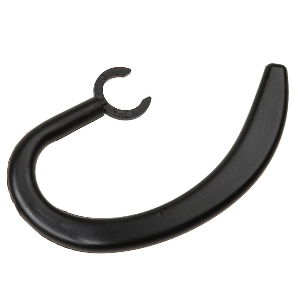 12 Pieces Replacement Earhook Bluetooth Headset Earpiece Ear Hook Clip Black