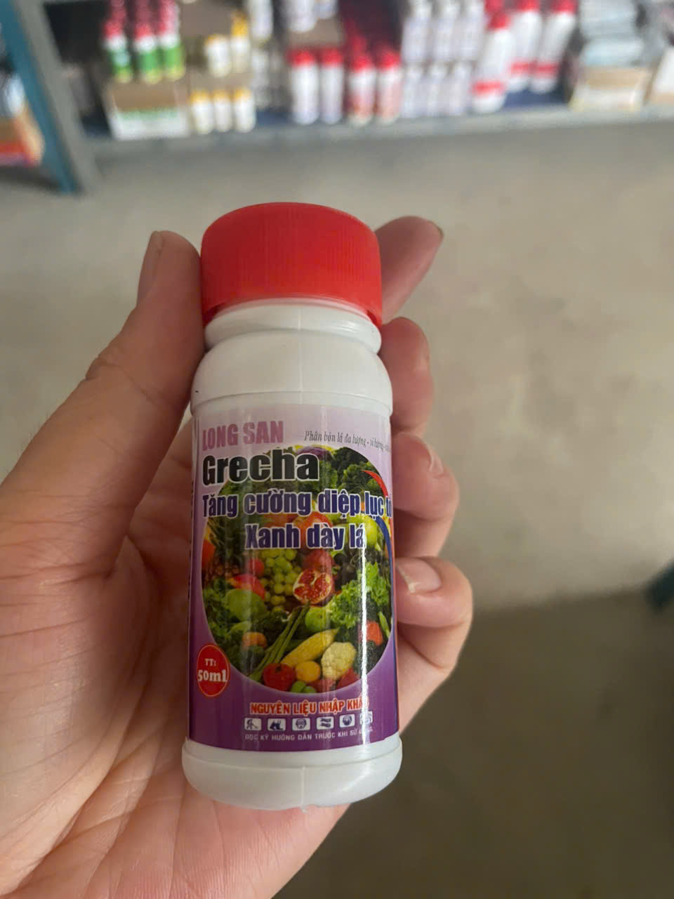 Phân vi lượng tăng cường diệp lục và giúp lá xanh dày - LS Grecha - 50ml