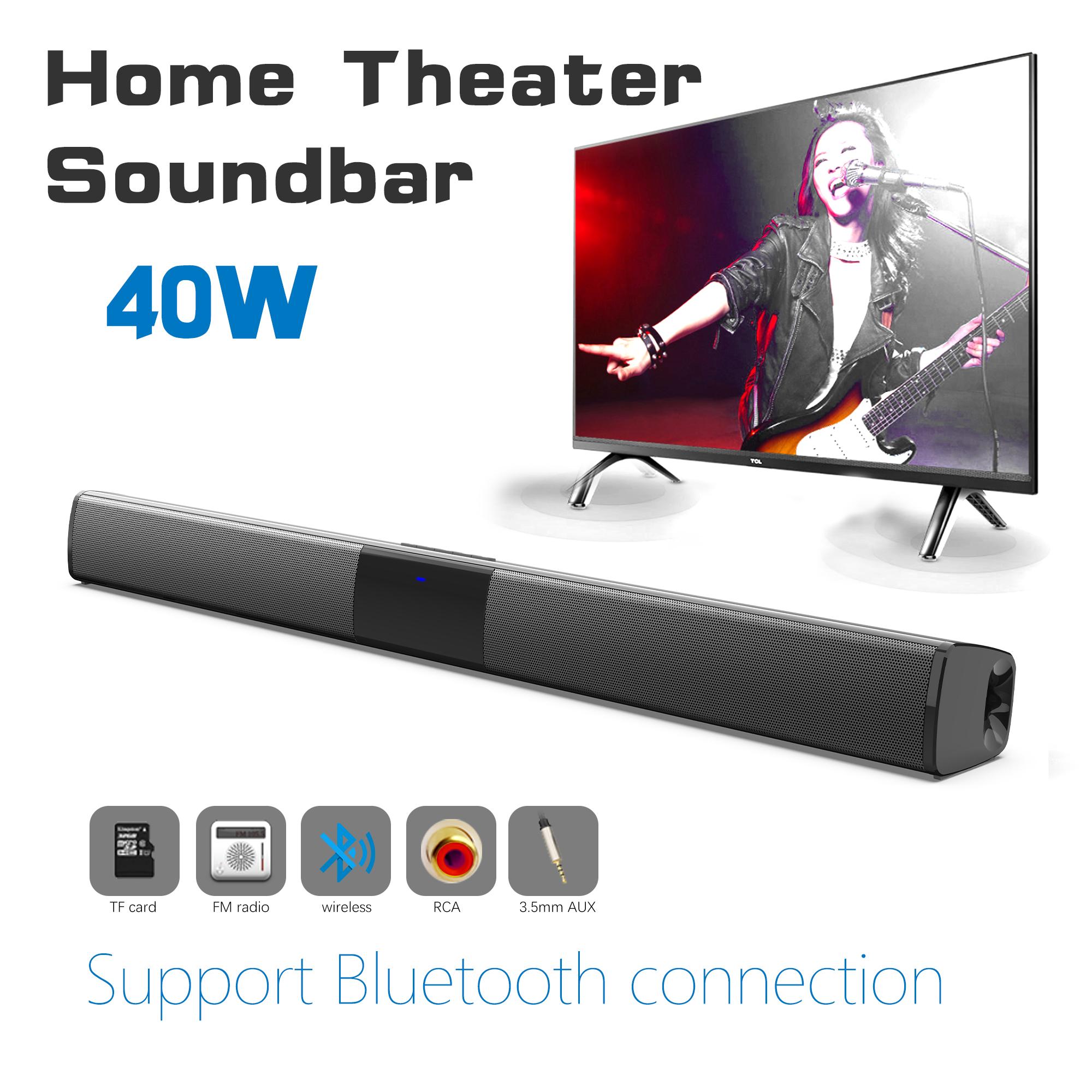 Loa Di Động HIFI Bluetooth Loa Máy Tính Cho Tivi Gia Đình Soundbar Hộp Loa Siêu Trầm Đài Phát Thanh Trung Tâm Âm Nhạc Caixa De Som Bluetooth Color: 330 mm BS28A