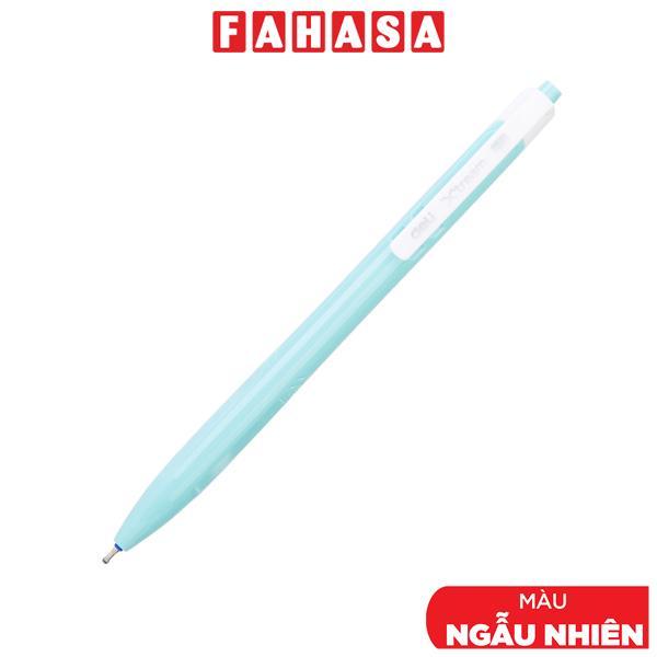 Bút Bi Bấm Xtream Màu Pastel 0.7 mm - Deli Q033 - Mực Xanh (Màu Thân Bút Giao Ngẫu Nhiên)