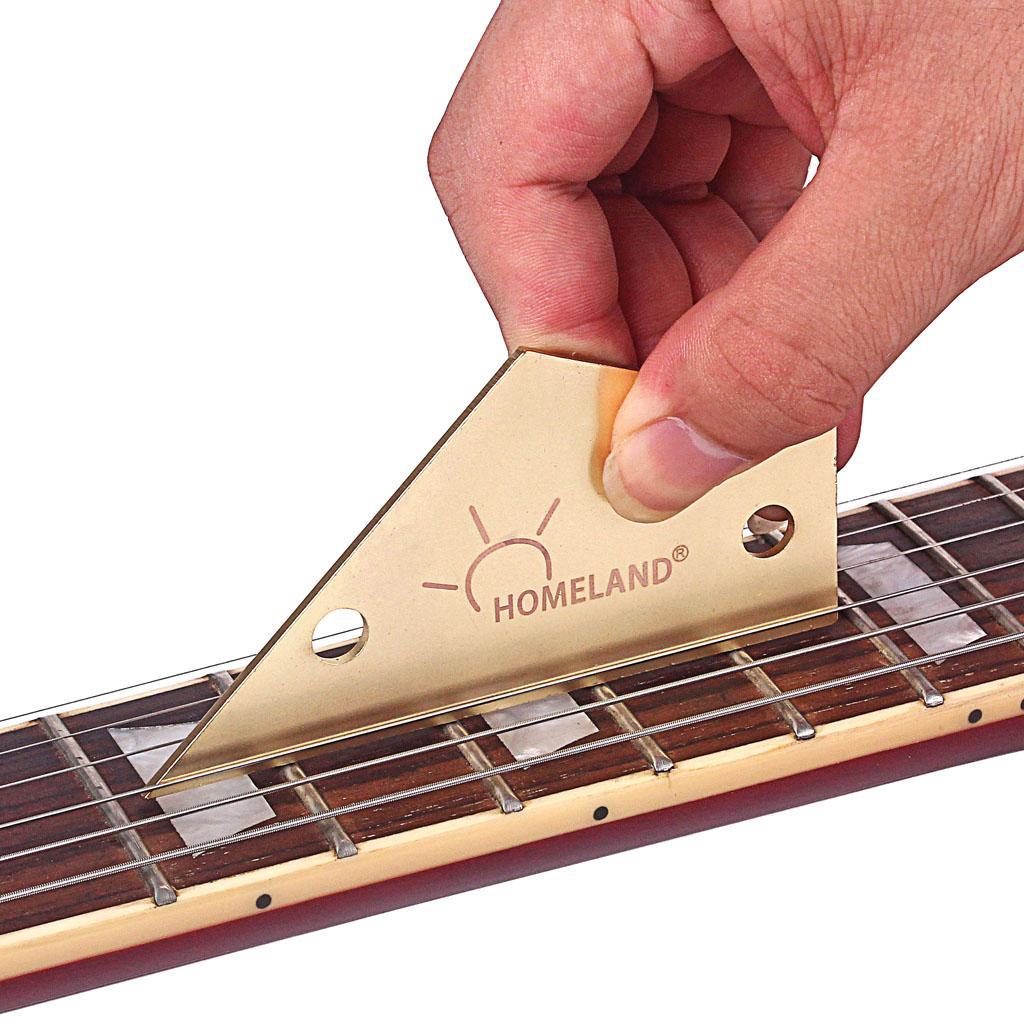Fret Rocker Leveling Luthier Maker for Electric Guitar Bass Guitar Golden