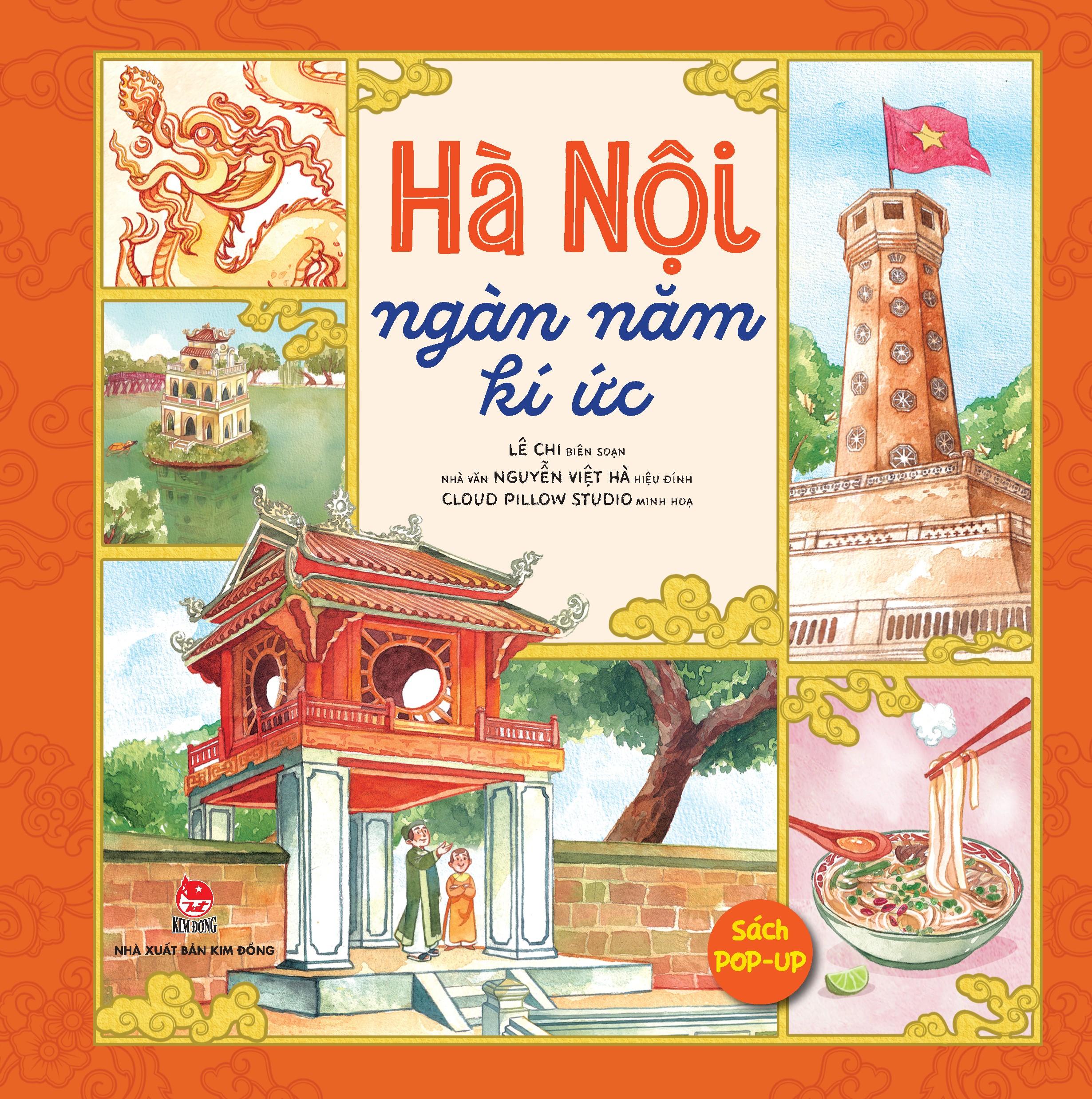 Sách - Hà Nội Ngàn Năm Kí Ức - Sách Pop-Up (Tái Bản 2024)